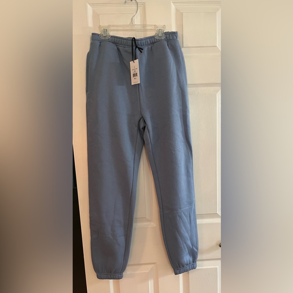 IVL/Women's NWT French Terry Fleece Dusty Blue Joggers Size S